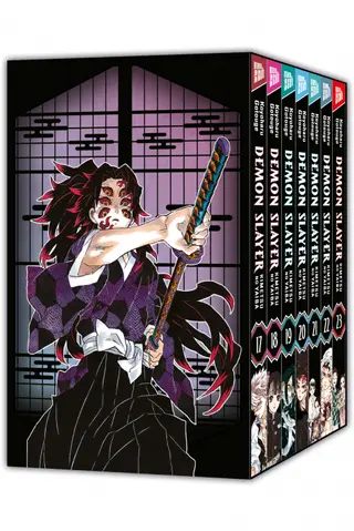 Demon Slayer - Kimetsu no yaiba - Band 17-23 im Sammelschuber Demon Slayer - Kimetsu no yaiba - Band 17-23 im Sammelschuber